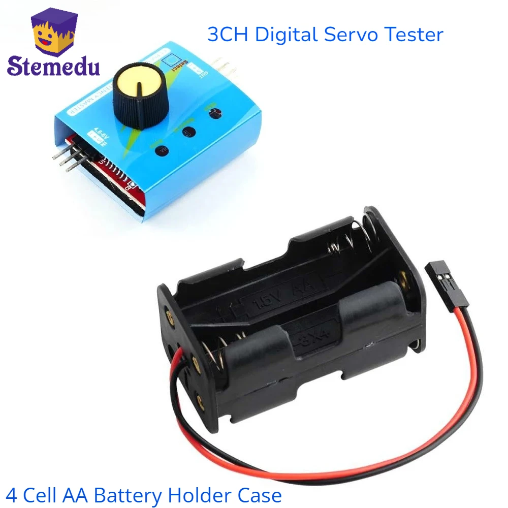Battery Case Storage - 3-канальный цифровой сервотестер ESC, контроллер скорости,