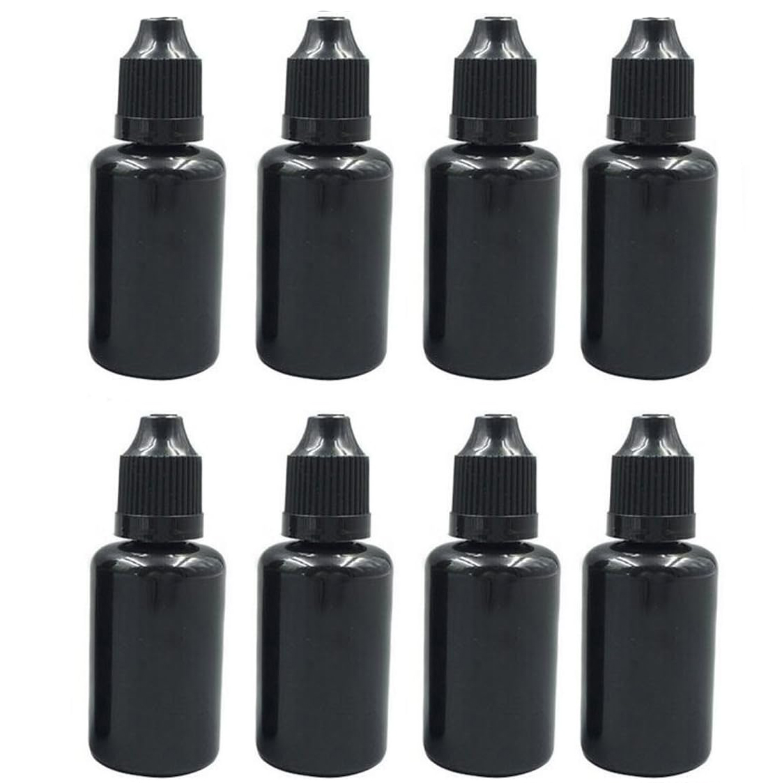 Juice Bottle Dropper - 5 шт., 5-20 мл, черная пластиковая