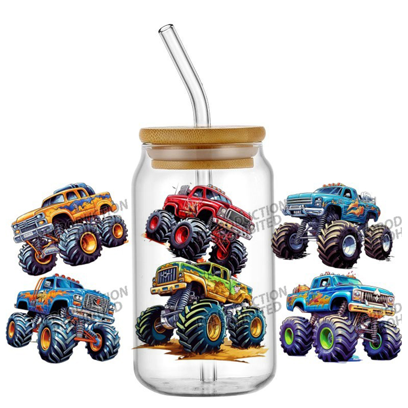 Rdta Tank Glass - Дизайн наклеек Monster Truck, УФ-печать, самоклеящиеся,