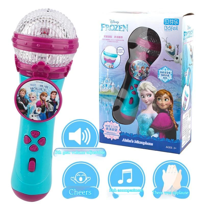 Shure Mic Sm58 - Музыкальный микрофон-игрушка «Холодное сердце» с Эльзой