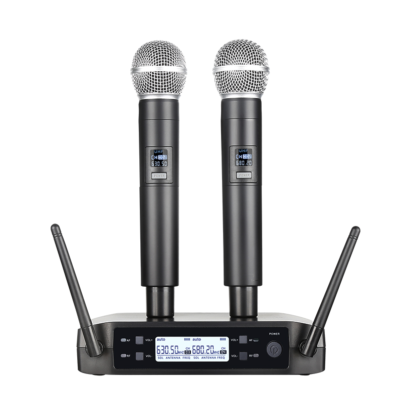 Shure Mic Sm58 - Беспроводной микрофон, ручной двухканальный UHF, динамический