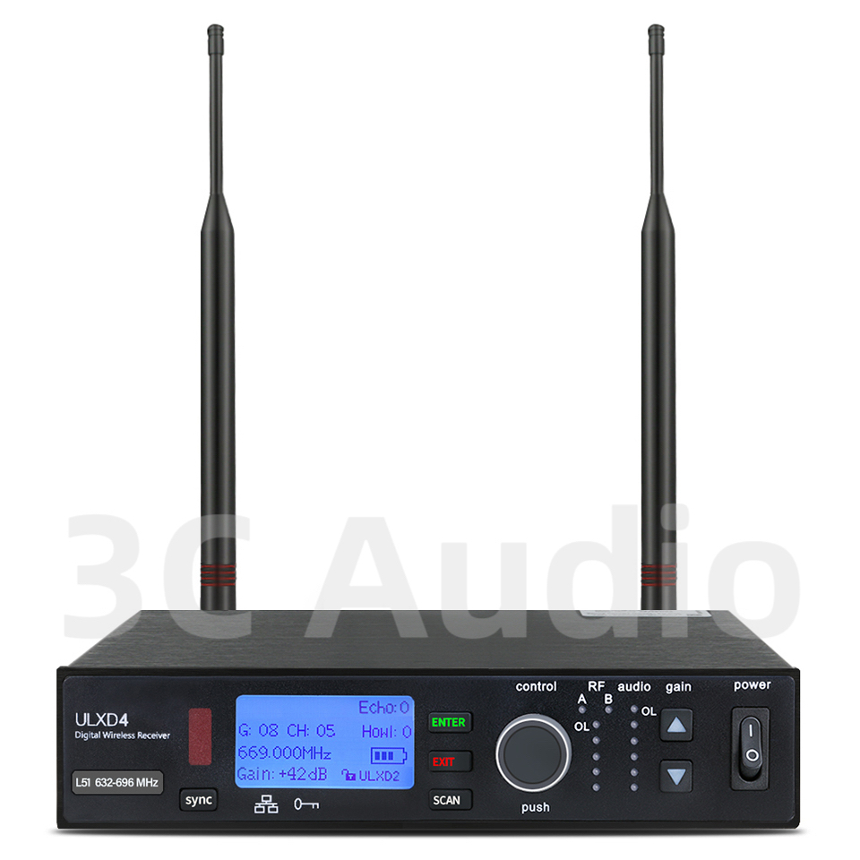 ULXD4-SLXD 500/600 МГц Професс – обзор и цена Shure Mic Sm58