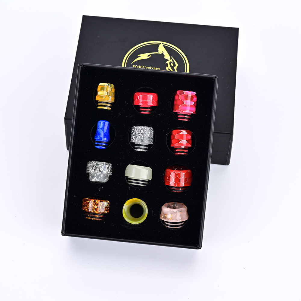 12 шт. 810 капельный наконечни – обзор и цена Drip Tip Resin